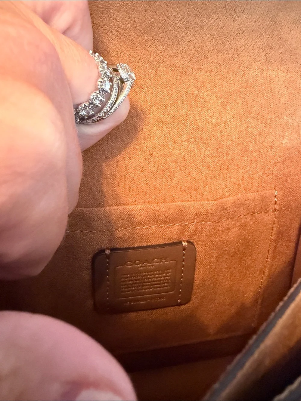 Coach Patent Leather Crossbody Klare